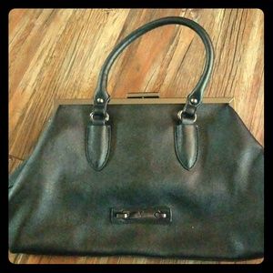 Black medical inspired Versace handbag